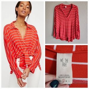 We the Free Can't Fool Me Stripe Top Small